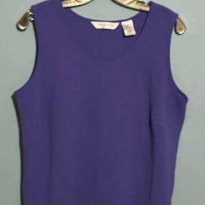 DRAPER’S & DAMON’S TOP FOR WOMEN SIZE.  COLOR PURPLE PRE-OWNED CONDITION